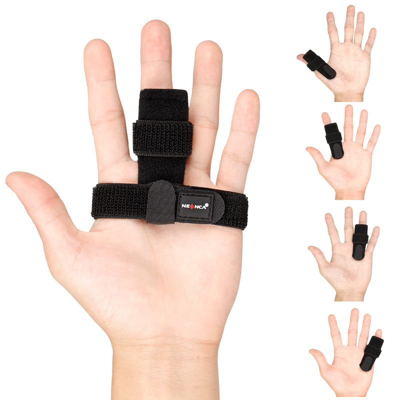 [Australia] - NEENCA Professional Trigger Finger Splint, Doctor-Developed Finger Brace with Extra Strap for Best Fit, Medical Orthopedic Support Orthosis for Thumb, Index, Middle, Ring, Little Finger, Pain Relief Finger Splints 