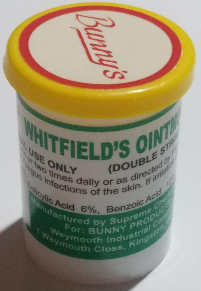 [Australia] - Bunny's Jamaican Whitfield's Ointment 28g, Double Strength, Treatment for Fungus Infection of The Skin, White, 0.98 Ounce (Pack of 1) 