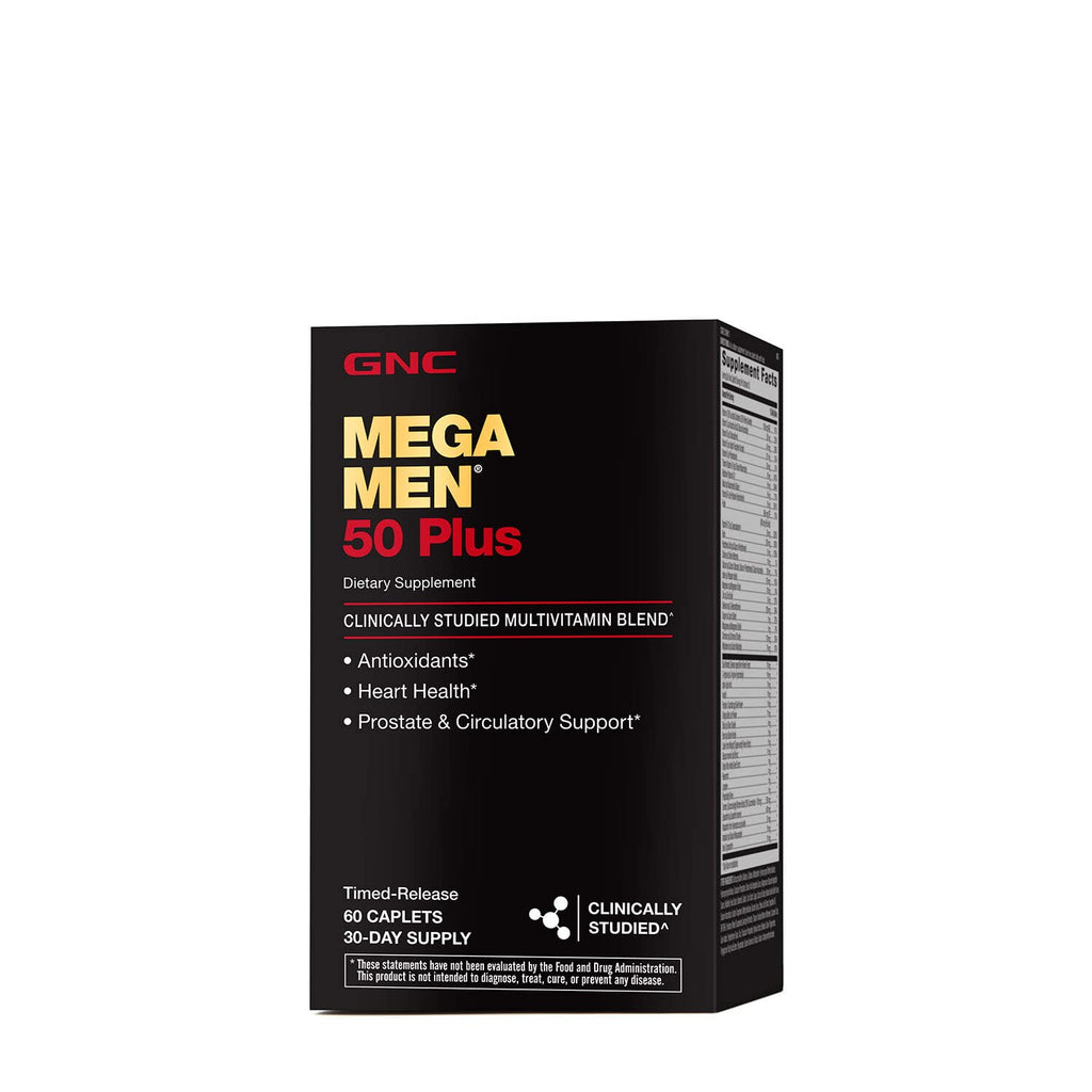 [Australia] - GNC Mega Men 50 Plus Multivitamin - 60 Caplets 