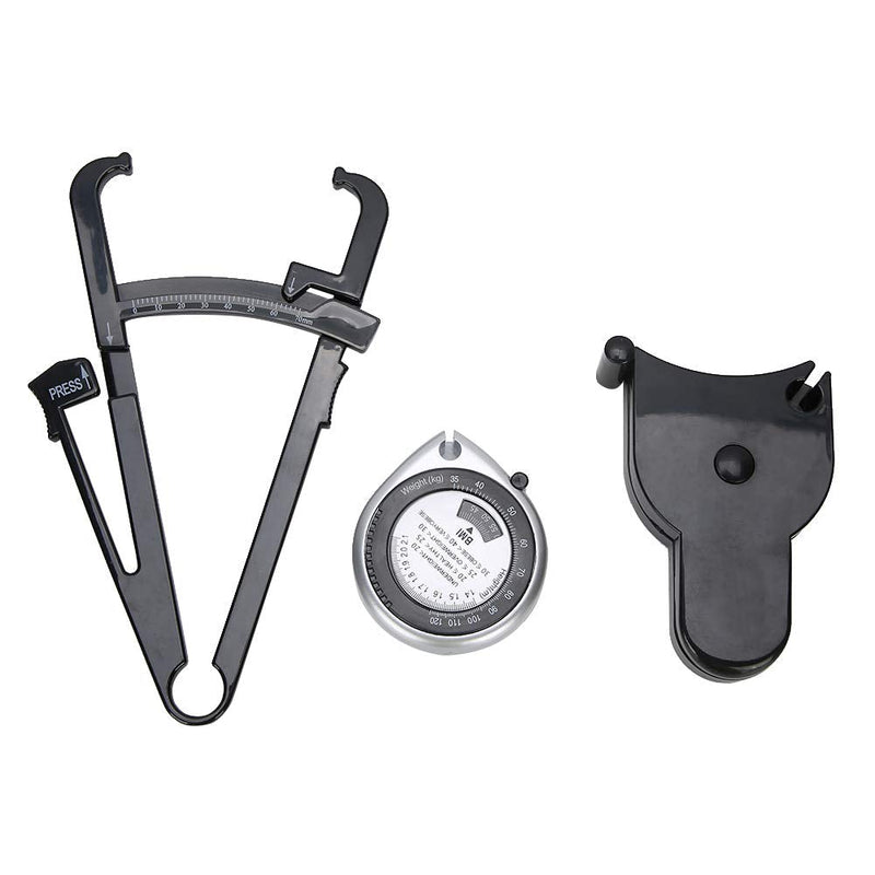 [Australia] - QiaNgshuAikj Fat Caliper Body Measuring Ruler, Skinfold Calipers and Body Fat Tape Measure Tool, Measure Tape for Waist Leg Arm Measurement Tools 