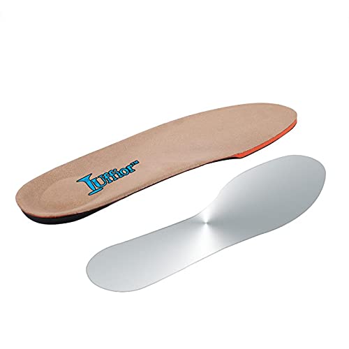 [Australia] - Tuffior Puncture Resistant Flexible Steel Plate Nail Proof Arch Support Men & Women Supportive Insoles Inserts Personal Protective Equipment (PPE) Comfort Protection for Safety Work Shoes Boots (L) L 