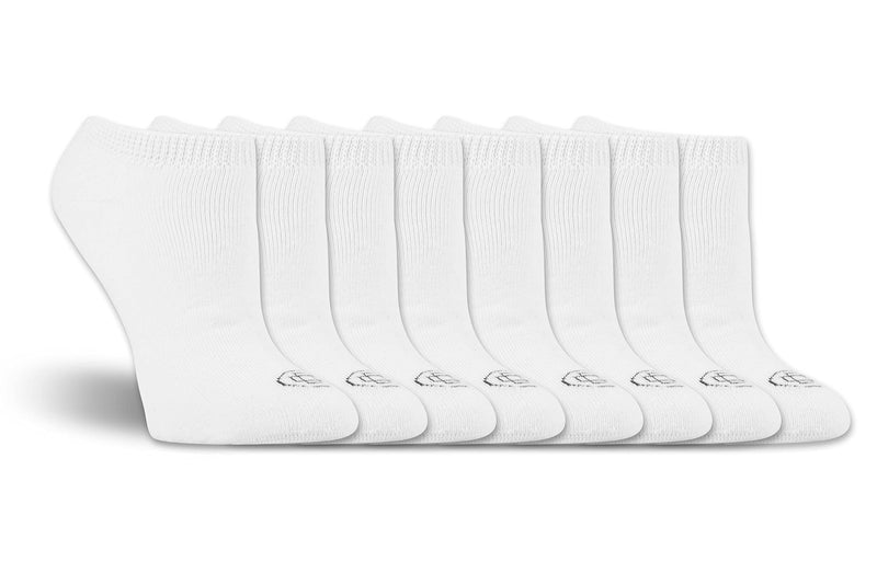 [Australia] - Doctor's Choice Diabetic Socks, No Show, Medium, Sock Size 9-11, White, 4 Pairs 