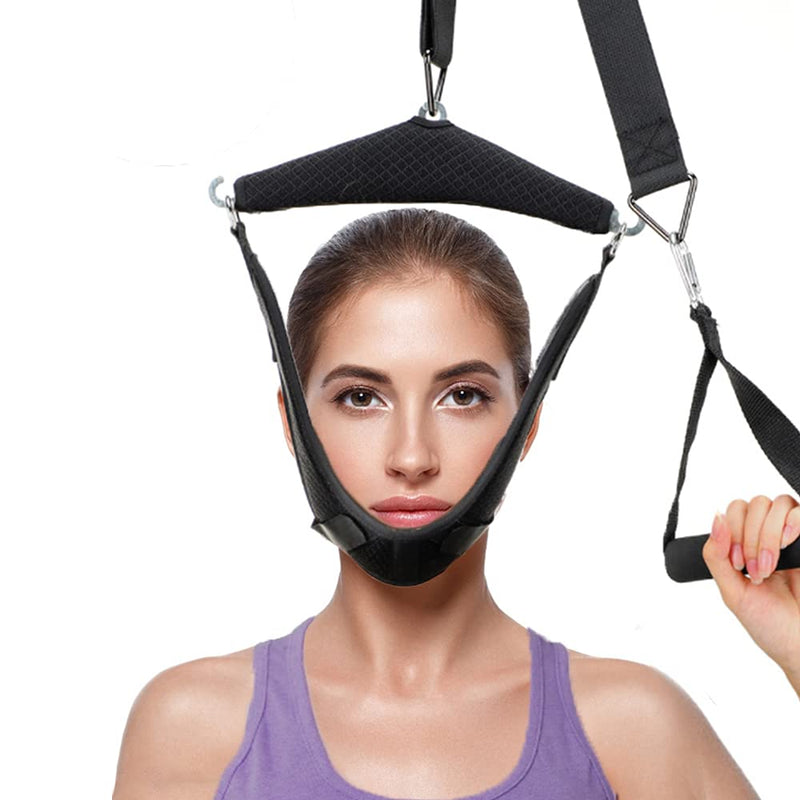 [Australia] - Cervical Neck Traction Hammock Device, Over Door Spine Exerciser Support Brace Posture Corrector for Relief Head Shoulder Pain 