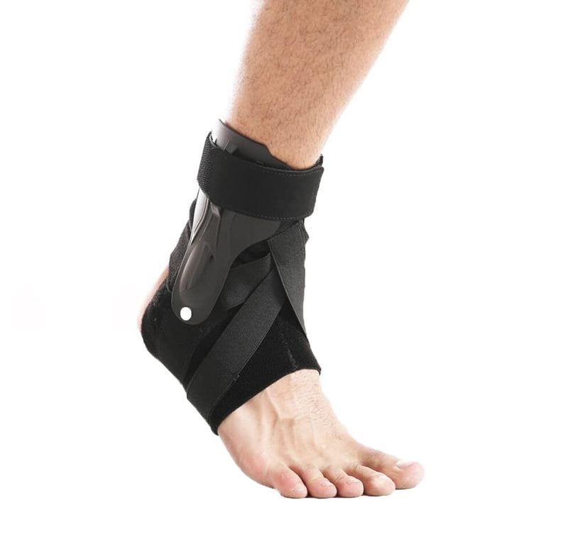 [Australia] - Ankle Brace with Splint for Men Women, Adjustable Ankle Stabilizer Breathable Compression Ankle Support for Sprain, Tendonitis, Sprained Ankle, Tendon, Injury Recovery, Running, Volleyball L 
