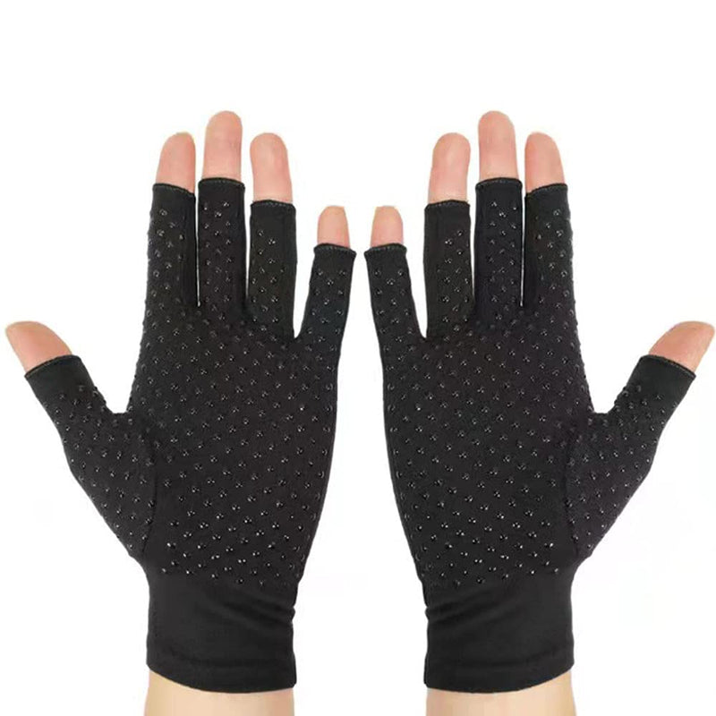 [Australia] - 1 Pair Arthritis Gloves Hand Gloves for Carpal Compression Gloves Typing cooking gardening and Daily Work Black Medium 