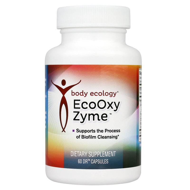 [Australia] - Body Ecology EcoOxyZyme | Multi-Enzyme Digestive Supplement | Supports Immune System & Gut Health | Helps Disrupt Biofilm Buildup | 60 Capsules 
