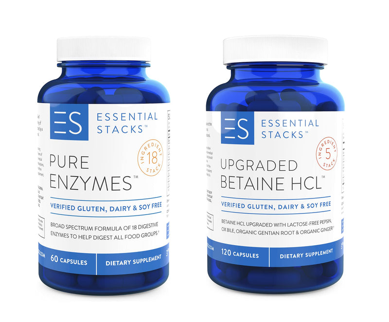 [Australia] - Digest Your Food Bundle - Upgraded Betaine HCL + Pure Enzymes for The Ultimate Support for Digestion 