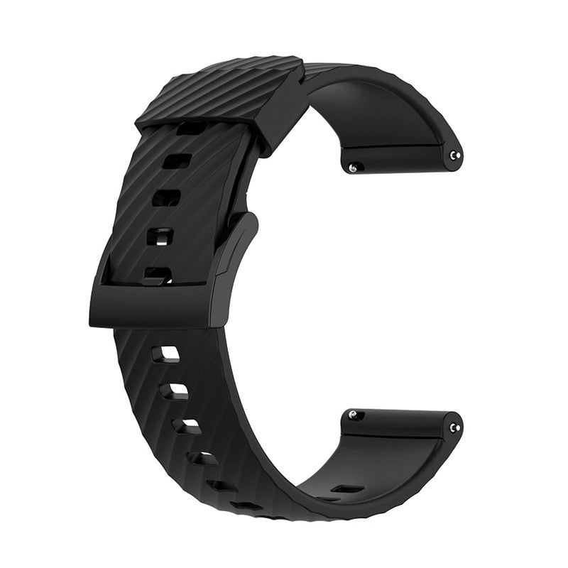 [Australia] - Meiruo Replacement Band for Suunto7/Suunto 9/suunto 9 baro/Suunto Spartan Sport/Fossil Men's Nate Stainless Steel Hybrid Black 