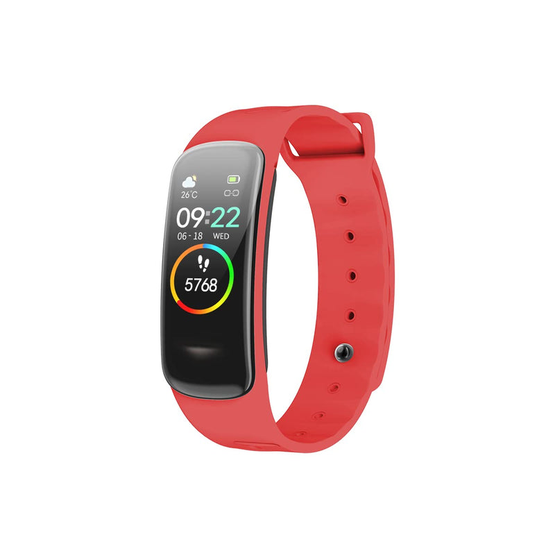 [Australia] - weijie Fitness Tracker Blood Oxygen Heart Rate Sleep Health Monitor Activity Tracker Watch with IP67 Waterproof Smart Fitness Calorie Counter Sleep Monitor Pedometer Watch for Kids Women and Men red-1 