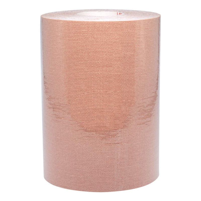 [Australia] - PTmehuu Kinesiology Tape Extra Wide 2 inch 4 inch x 16.4 feet Roll Waterproof Latex Free Athletic for Pain Relief, Muscle Support, Recovery 4 Inch x 16.4 Feet (1 Roll) Beige 