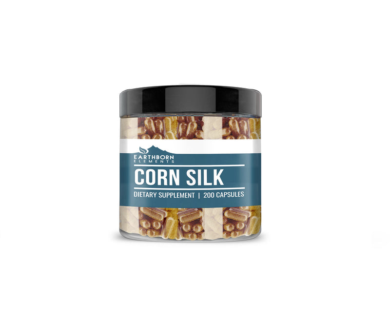 [Australia] - Earthborn Elements Corn Silk Extract 200 Capsules, Pure & Undiluted, No Additives 200 Count (Pack of 1) 