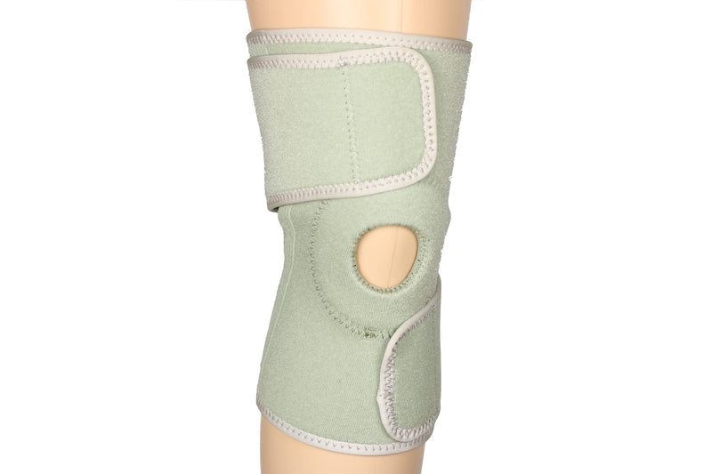 [Australia] - CleanPrene Knee Support- Sustainable, Biobased Brace for Knee- One Size, Fits Left or Right Leg,Green 
