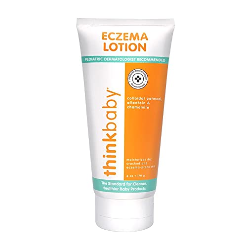 [Australia] - Thinkbaby Eczema Lotion – Soothing Colloidal Oatmeal Treatment – Relief for Dry, Itchy, Irritated Skin – Natural Moisturizing Cream Safe for Baby, Infant and Toddler, 6oz 