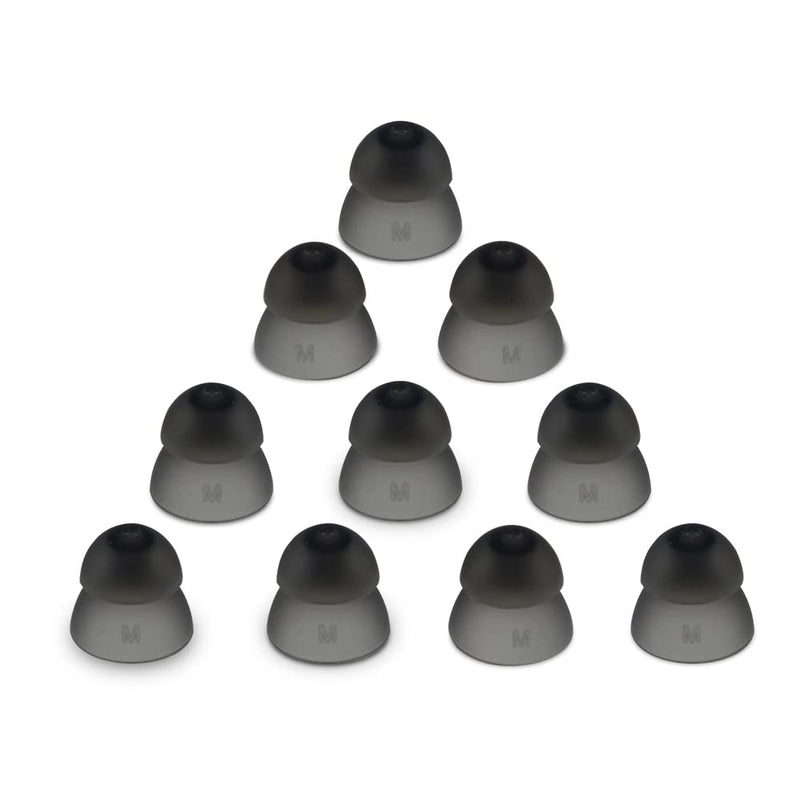 [Australia] - 9 Pcs 3-Size GN Resound Hearing Amplifier Smokey Ear Domes Double Layer Domes OE Open Ear Tips Hearing Amplifier Accessory Double Layer Ear Domes Double-layer*3sets(black) 