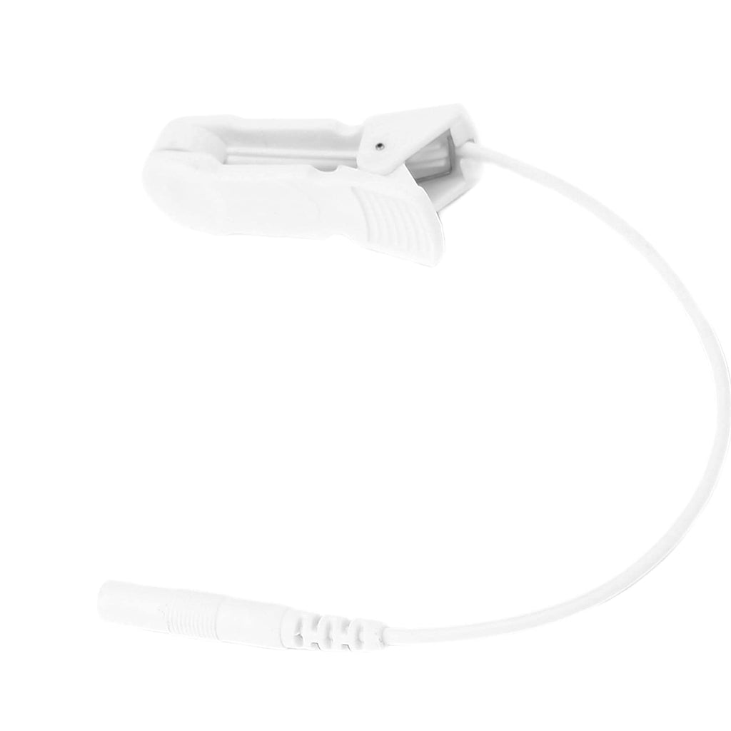 [Australia] - TENS Electrode Wire Ear Clip, 2.0mm Wire Wire Lead Connecting Cable Ear Clip Stimulator for Digital Massage Machine and Other Health Care Equipment 