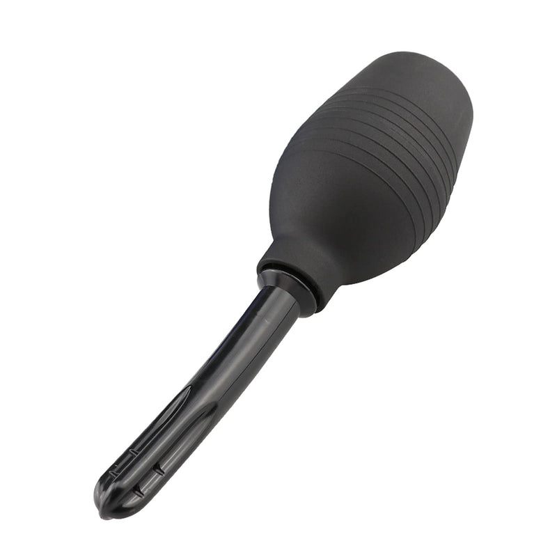 [Australia] - Lancsdom Anal Douche Enema Bulb Kit Vaginal Douche Enema Cleaner for Women’s or Men’s Health -for Colon Cleansing, Detox and Constipation (Black) 