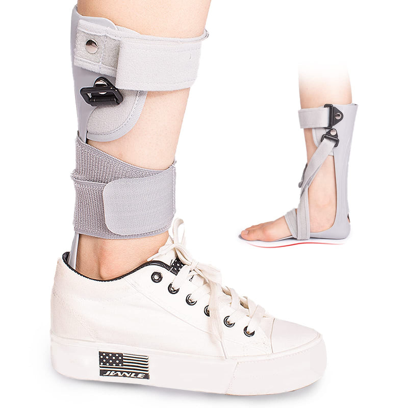 [Australia] - Medical Afo Foot Drop Brace Splint Ankle Foot Orthosis AFO Walking with Shoes or Sleeping for Men Women Stroke Hemiplegia Foot Drop Postural Correction Brace （Large-Right） Large-Right 