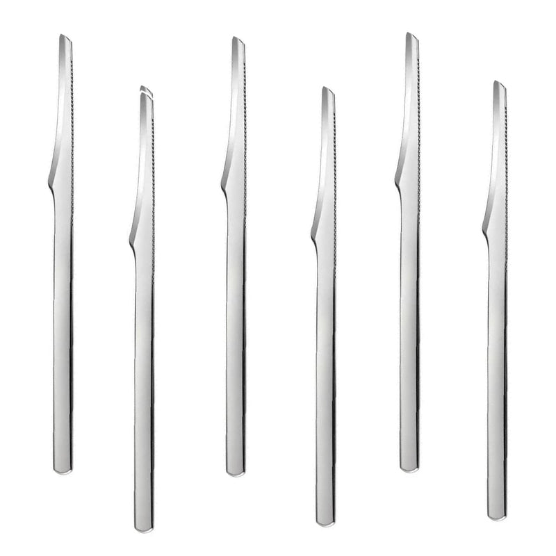 [Australia] - Pedicure Knife Tools Kits, Professional Stainless Steel Foot Scrubber Dead Skin Remover,6 Pcs Foot Scraper Knife to Remove Dead Skin Callus Knife Scraping Pedicure Tools for Men Women 