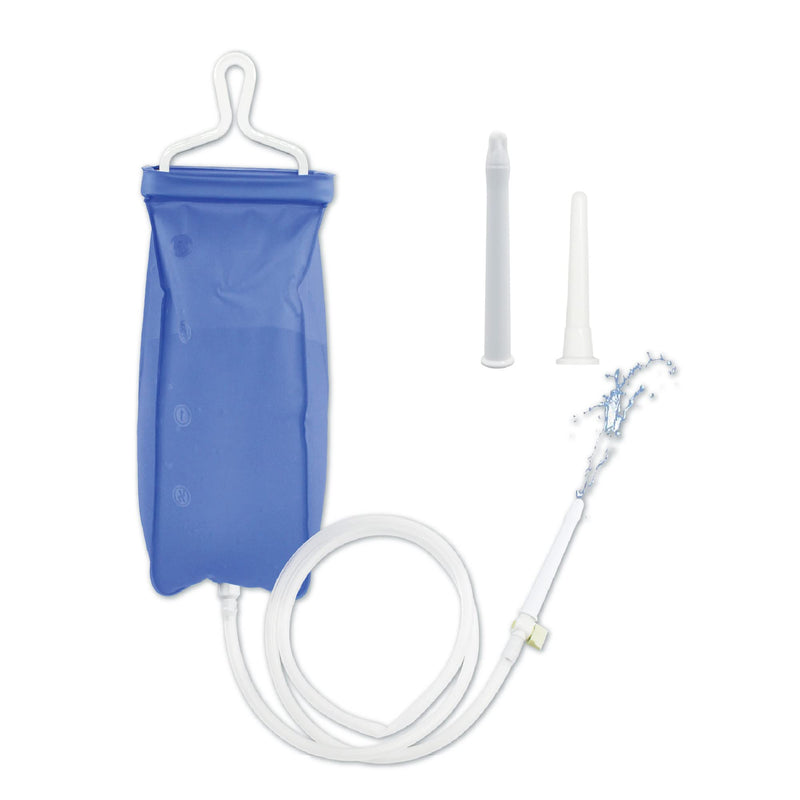 [Australia] - TopQuaFocus 1.8Quart Enema Bag Kit Home Coffee Enema Bag Kit for Colon Cleansing Portable Enema Bag for Colonic Cleanse 4.59 FT Hose 