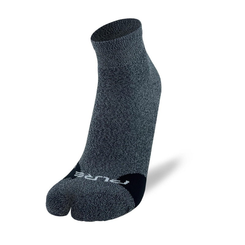 [Australia] - Bunion Relief Quarter Socks Heather Grey Large 