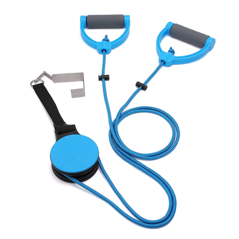 [Australia] - Fanwer Shoulder Pulley, Overhead Shoulder Pulley for Physical Therapy, Over the Door Exercise Pulley Device for Rotator Cuff Recovery & Frozen Shoulder Arm Rehabilitation. Shoulder Rehab Pulley System 