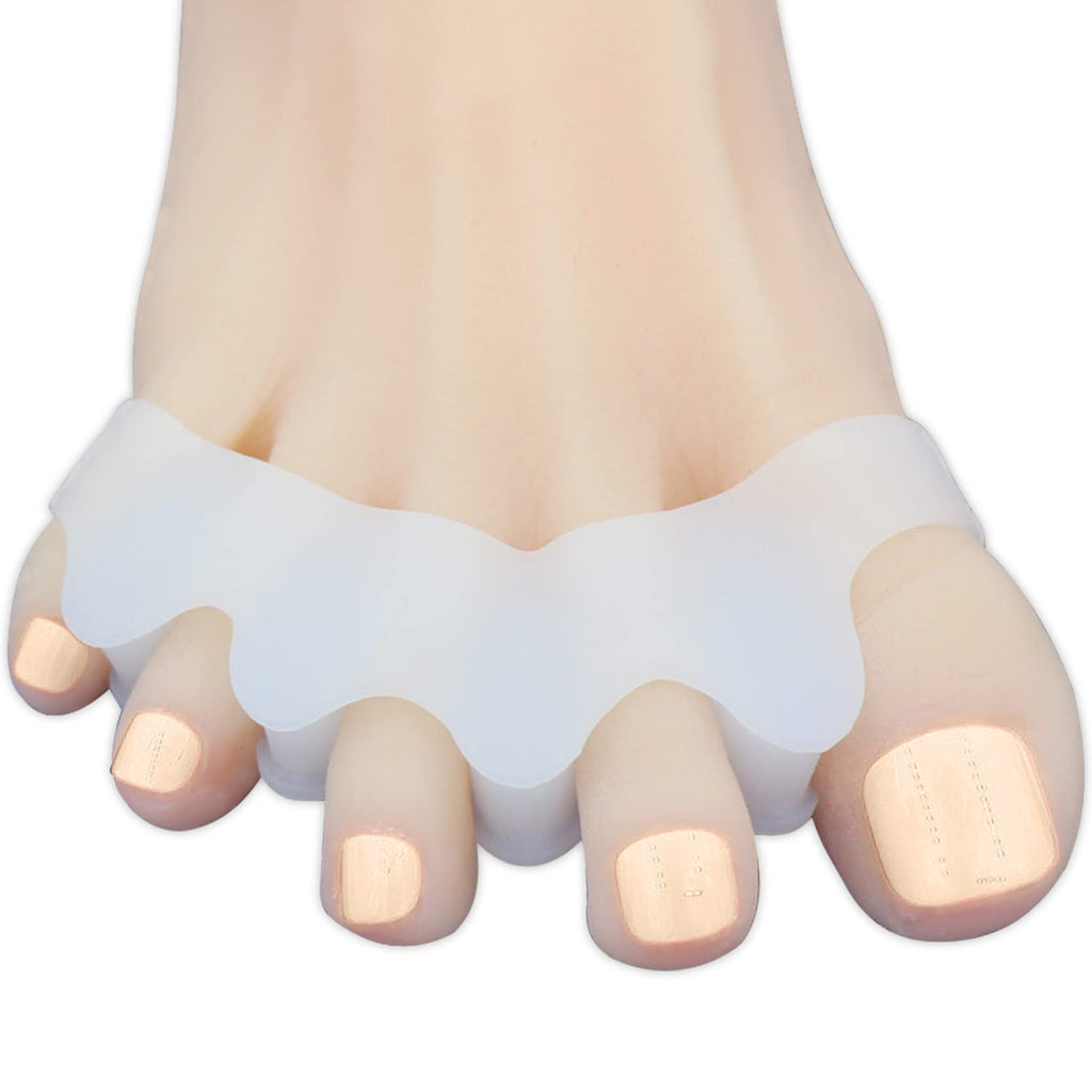 [Australia] - Niupiour Gel Toe Spacers for Nail Polish, Silicone Bunion Corrector for Men and Women, 6 Packs of Toe Separators for Pedicure, Toe Corrector for Hammer Toe, Overlaping Toe, Bunion and Foot Pain New 