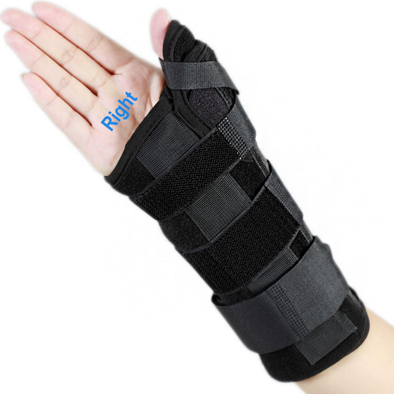 [Australia] - Wrist Brace with Thumb Spica Splint for De Quervain's Tenosynovitis Carpal Tunnel Pain Wrist & Thumb Stabilizer for Tendonitis Arthritis, Sprains & Fracture Forearm Support Cast Right Update Small / Medium 