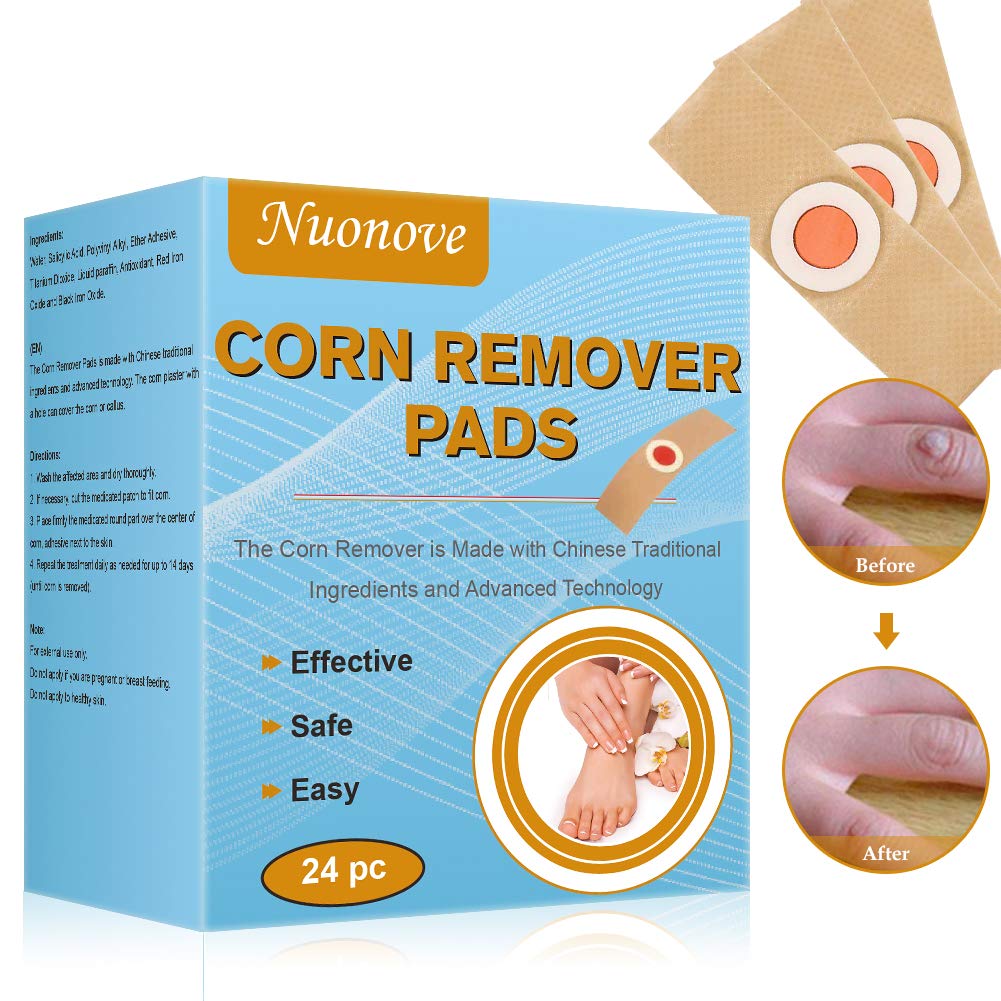 [Australia] - Corn Remover Feet Corn Pad Corn Remover Foot Corn Remover Toe Corn and Callus Removal, High Efficacy Corn Treatment Pads For Foot, 24 Pads 