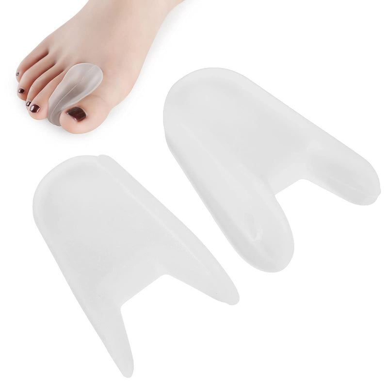 [Australia] - Toe Separator, Silicone Bunion Corrector Gel Hallux Valgus Separator Hammer Toe Separator Toe Spacers Pads for Realign Crooked Toes Foot Care(S) S 