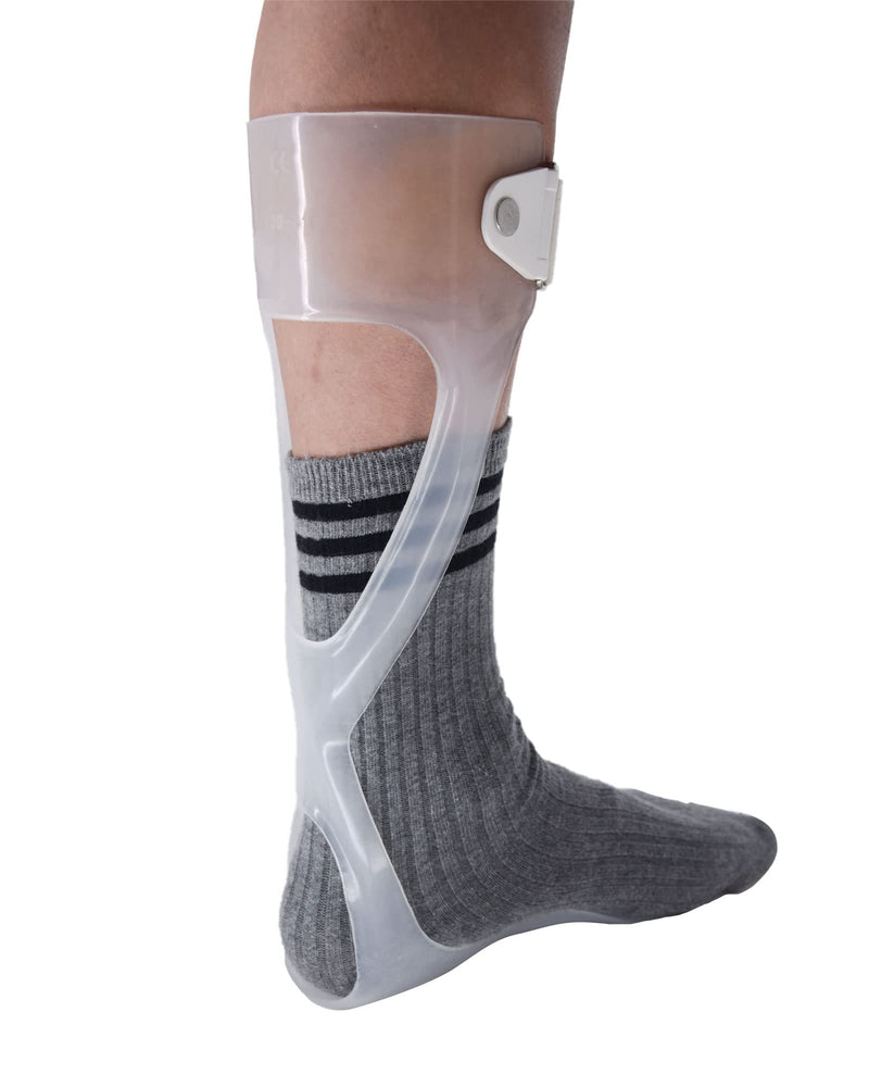 [Australia] - AFO Foot Drop Brace Ankle Foot Orthosis Medical Afo Walking with Shoes for Stroke Hemiplegia Men & Women Left / Right Foot (Large-Right) Large-Right 