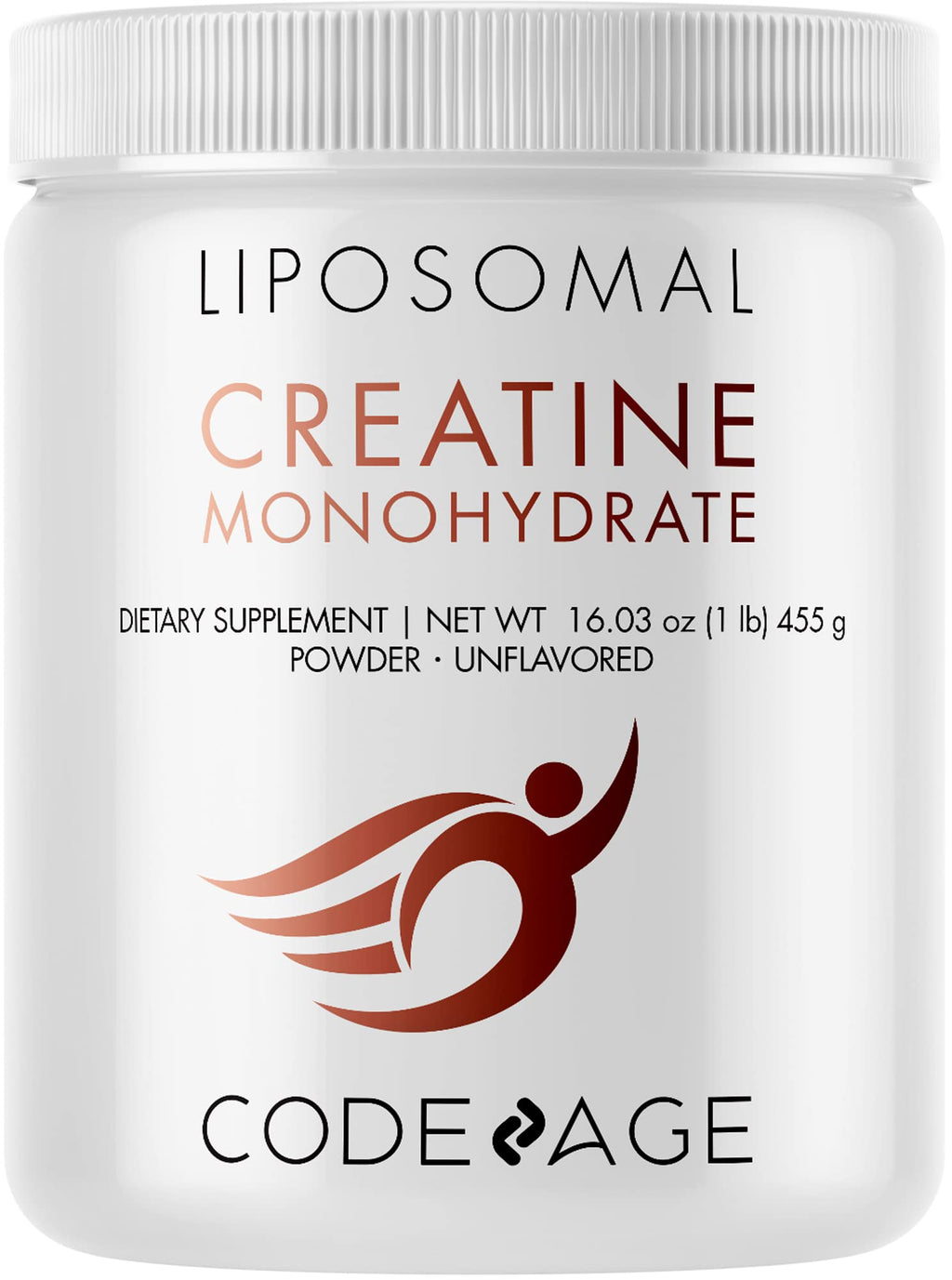 [Australia] - Codeage Liposomal Creatine Monohydrate Powder Supplement, Unflavored, Sports & Fitness, 3-Month Supply, 90 Servings 