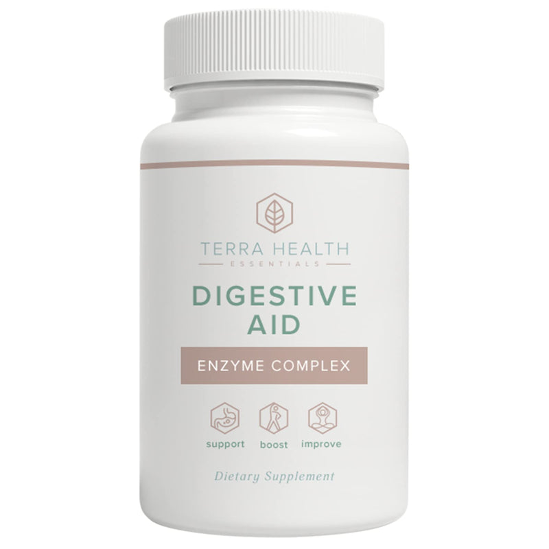 [Australia] - Terra Health Essentials® Digestive Aid | Reduce IBS | Amylase, Protease & Glucoamylase (1 Bottle, 30 Capsules) 1 