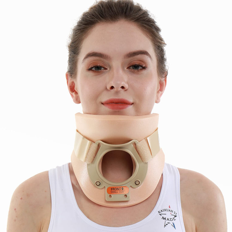[Australia] - Philadelphia Neck Brace Foam Lightweight Soft Cervical Collar Height 3 1/4 Inch Immobilizer Collar Support Neck Traction Device Neck and Head Braces (Size S) Odorless 