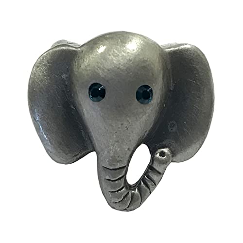 [Australia] - Prestige Medical 3D Stethoscope Jewelry (Elephant - Antique Tin) Elephant 