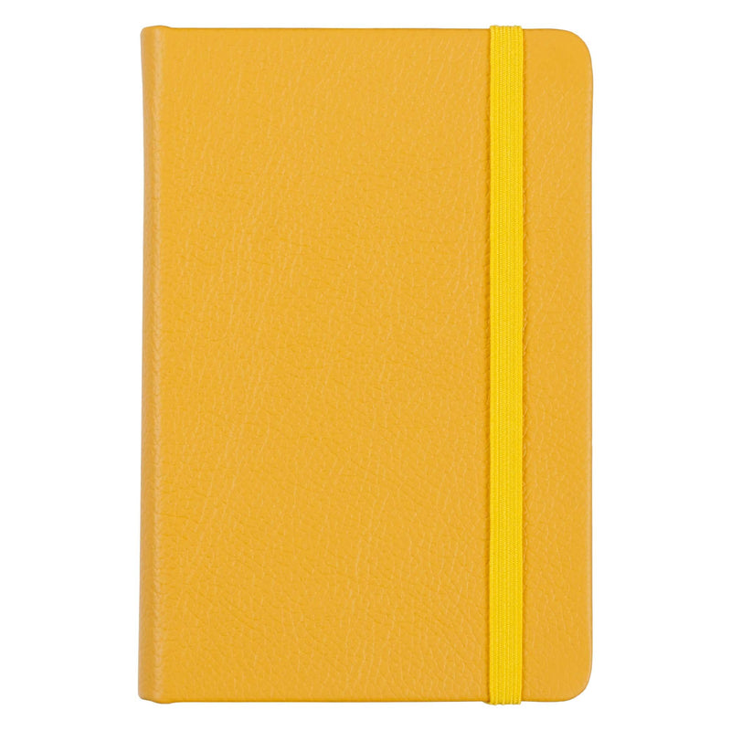 [Australia] - Leatherpress Classic Leather Notebook Journal, Hardcover, Butter Yellow, Pocket (3.8" x 5.7"), 240 Ruled Pages, Inspire Collection 