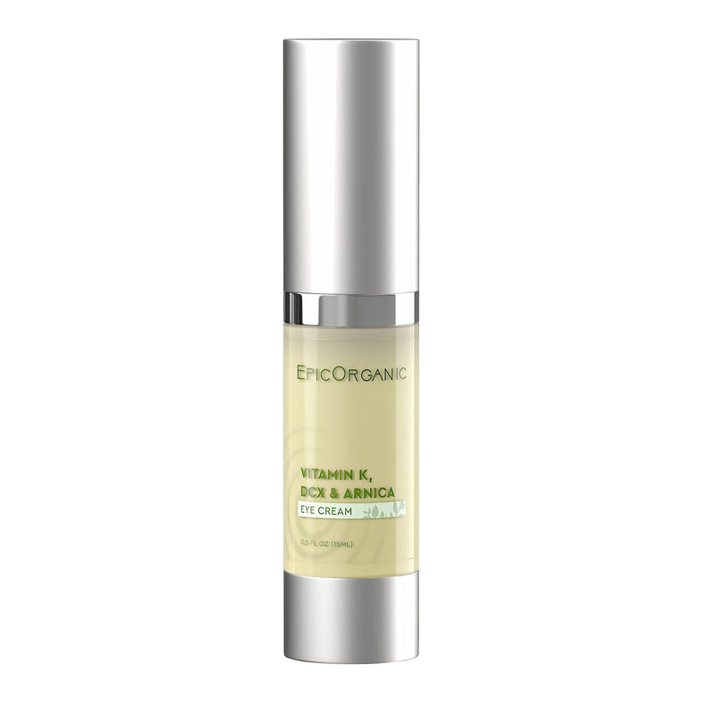 [Australia] - Epic Organic Eye Cream - Vitamin K & Arnica - Naturally Reduces Wrinkles, Under Eye Bags, Puffiness, Dark Circles & Fine Lines, Nourishes Around Eye Skin | 0.5oz 