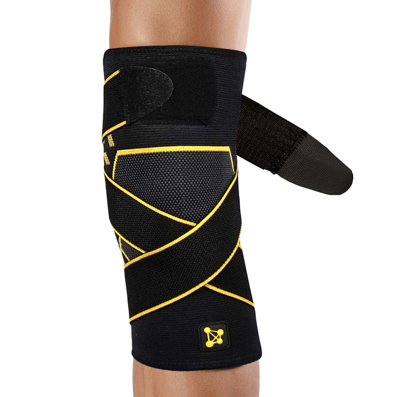 [Australia] - Copper Compression Knee Brace With Straps - For Arthritis Pain, Meniscus, & ACL Support - Knee Support for Sport & Everyday Activities - Adjustable & Breathable Design by CopperJoint - Large Knee Brace w/ Strap 
