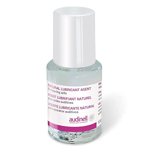 [Australia] - Audinell Natural Lubricant Oil + Applicator | 15ml | Comfortably Insert Hearing Aids, Airpods, Earbuds, Earplugs, Sound Amplifiers | Ear Care Accessory | Avoids Irritation, Discomfort 