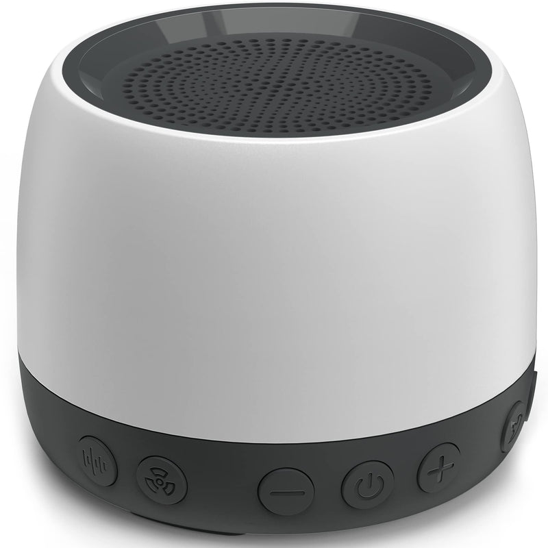 [Australia] - elesories White Noise Machine, Sound Machine with13 Non Looping Natural Soothing Sounds for Adults Baby Sleeping, Also Be Used as a Multifunctional Speaker for Home, Office Privacy | Nursery | Travel 