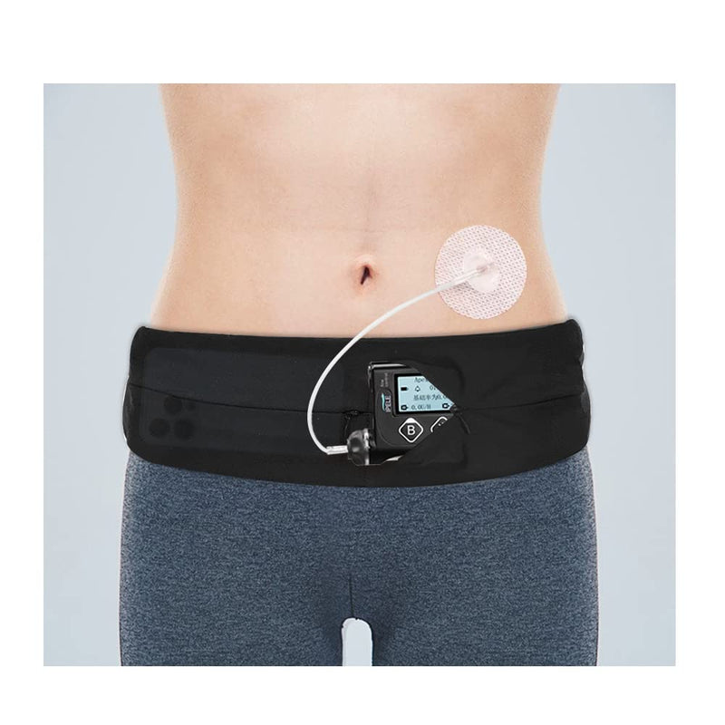 [Australia] - Insulin Pump Belt Accessories Waist Belt Insulin Pump Pouch Holder for Women Diabetic Pump Holder Diabetes Pouch T1D Accessories Medical Belt Pouch Adjustable Waist Band for Epipen Men Women 