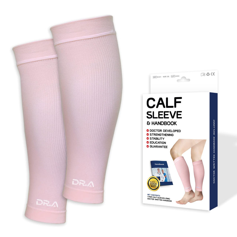 [Australia] - Doctor Developed Calf Compression Sleeve Men and Women - Leg Compression Sleeve for Leg Pain Relief, Muscle Recovery, Shin Splint, and Varicose Veins by Dr. Arthritis (X-Large, Pink, 1 Pair) X-Large 