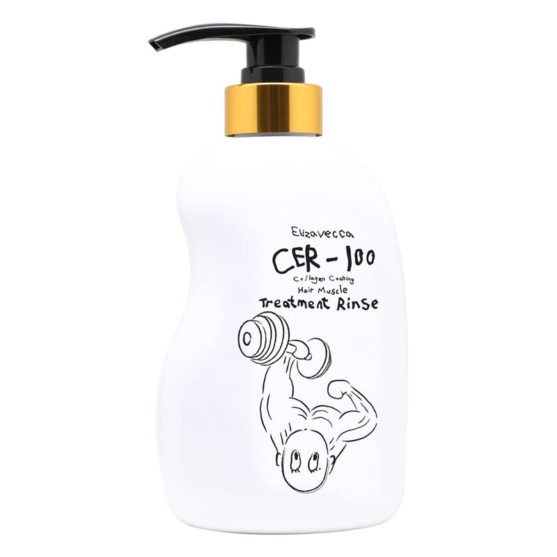 [Australia] - Elizavecca CER-100 Collagen Coating Hair Muscle Treatment Rinse 500ml/16.9 fl.oz. - Hair Treatment, for Dry Hair, K-Beauty 