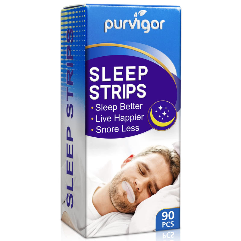 [Australia] - 90PCS Sleep Strips for Women Men,Advanced Gentle Mouth Tape for Better Nose Breathing, Less Mouth Breathing, Improve Sleep Quality 