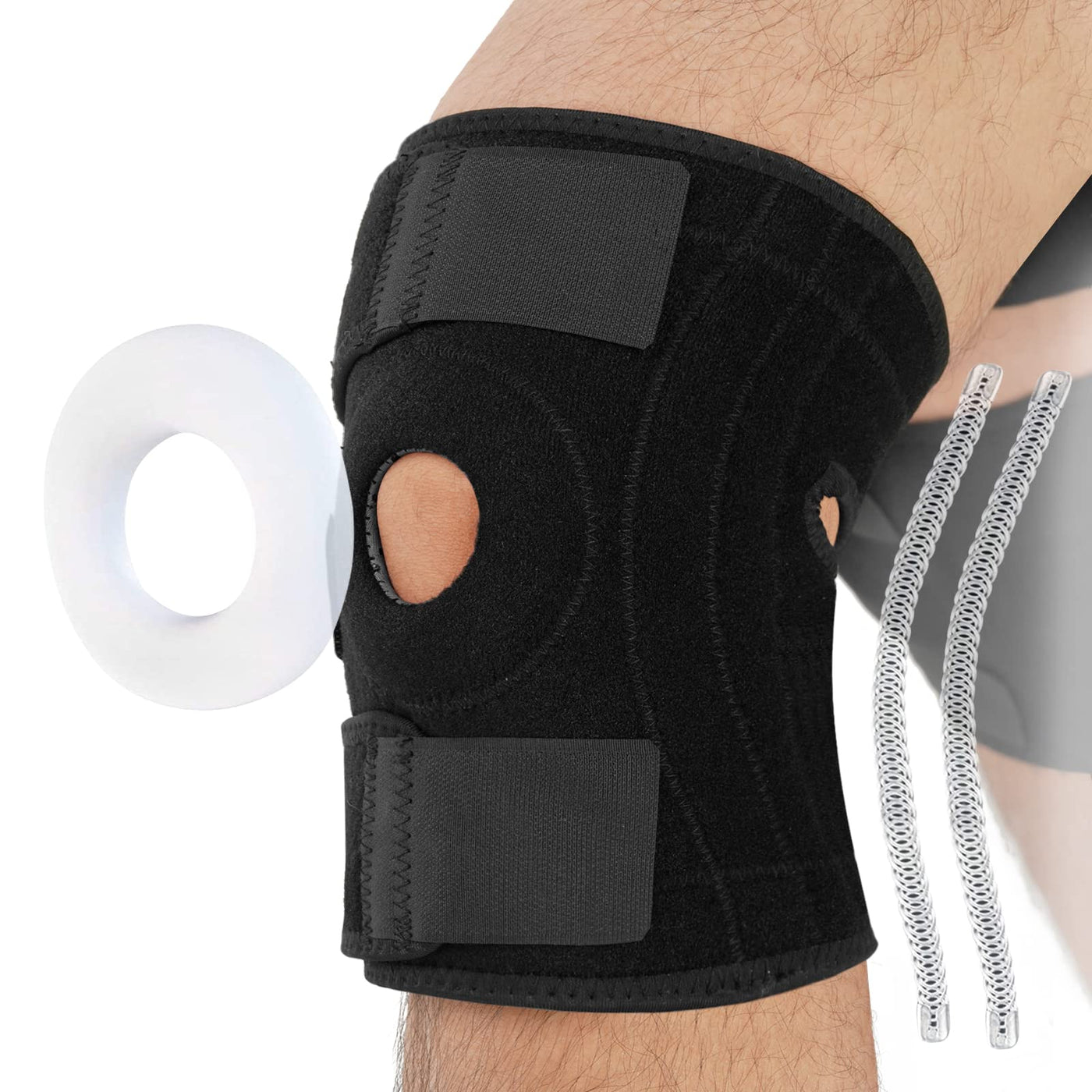 Knee Brace Stabilizers for Meniscus Tear Knee Pain Injury Recovery  Adjustable Knee Support Braces for Men and Women 