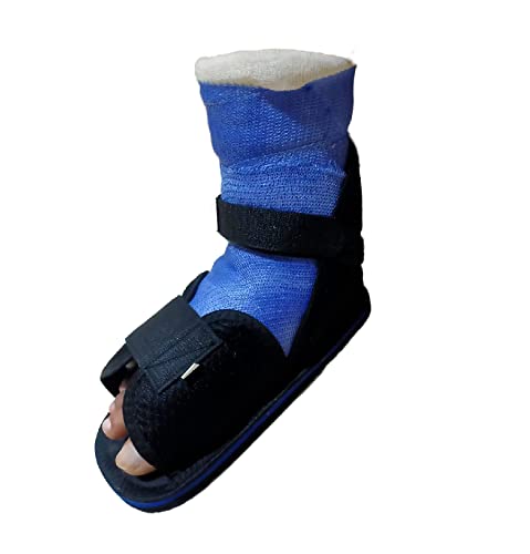 [Australia] - NICEONE Cast Shoe | Ankle Support For Firmness & Prevents Wear & Tear Of The Cast Cover, Gives Support to the Ankle, Plaster Covering Shoe (X-Large), BLACK X-Large 