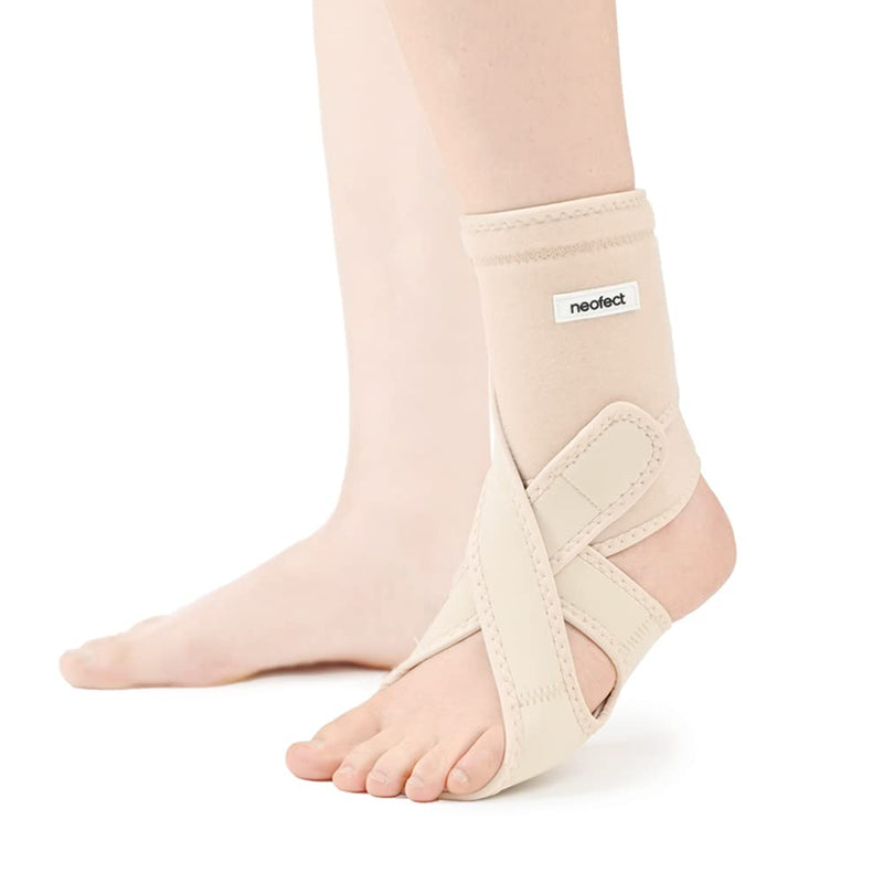 [Australia] - Neofect Drop Foot Brace Beige Right Adjustable AFO Foot Drop Brace for Walking - RIGHT 