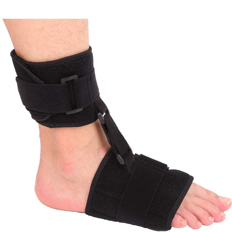 [Australia] - Soft AFO Foot up - Drop Foot Brace (Black) Black 