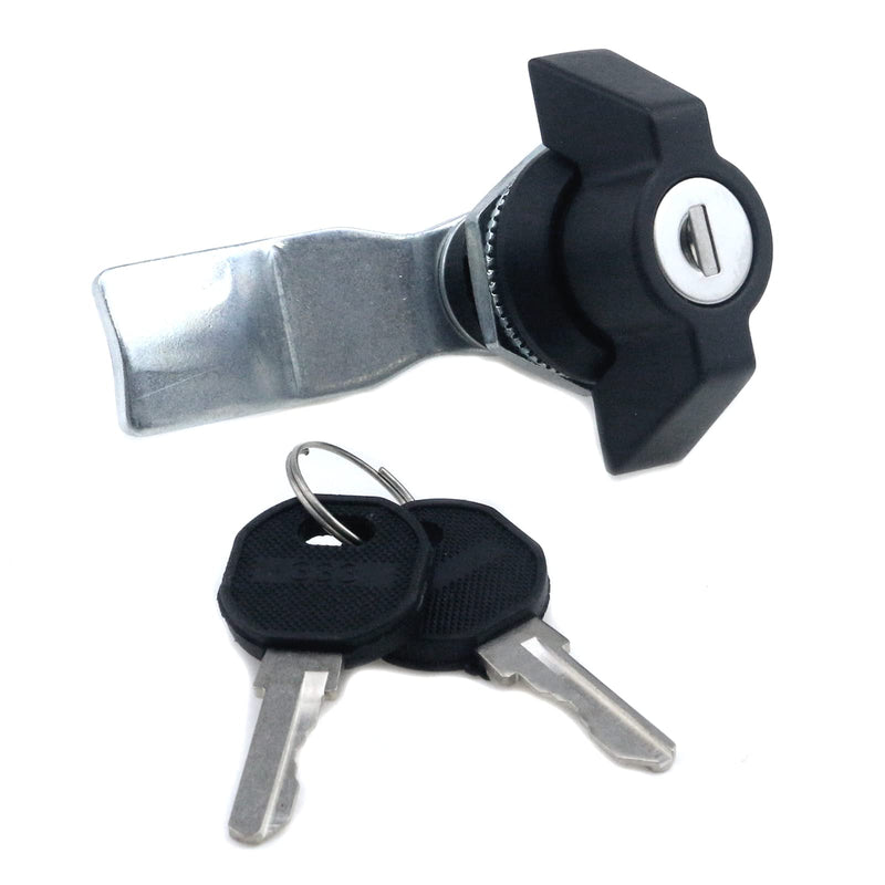 [Australia] - Mewutal Thumb Operated 7/8" Cylinder Offset Cam Lock with 2pcs Keys for Truck Pickup Tool Box Vending Machine Drawer Tool Box Mailbox 
