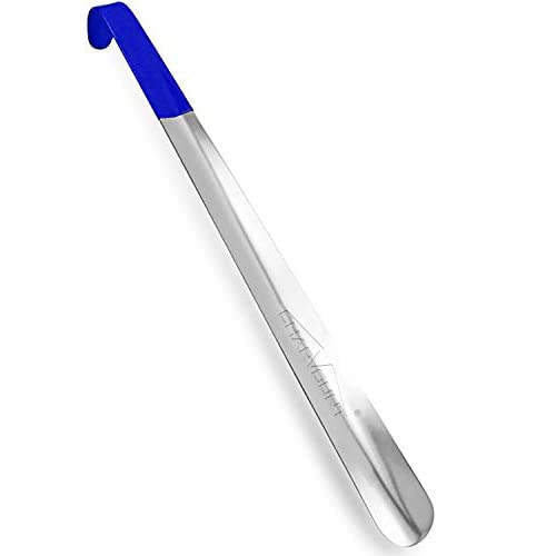 [Australia] - CHARMOUNT Metal Shoe Horn, 16.5” Long Handled Shoe Horn for Seniors, Men, Women, Kids, Heavyduty Shoehorn, Shoe Spoon/Boot Horn (1.7MM Thick) 