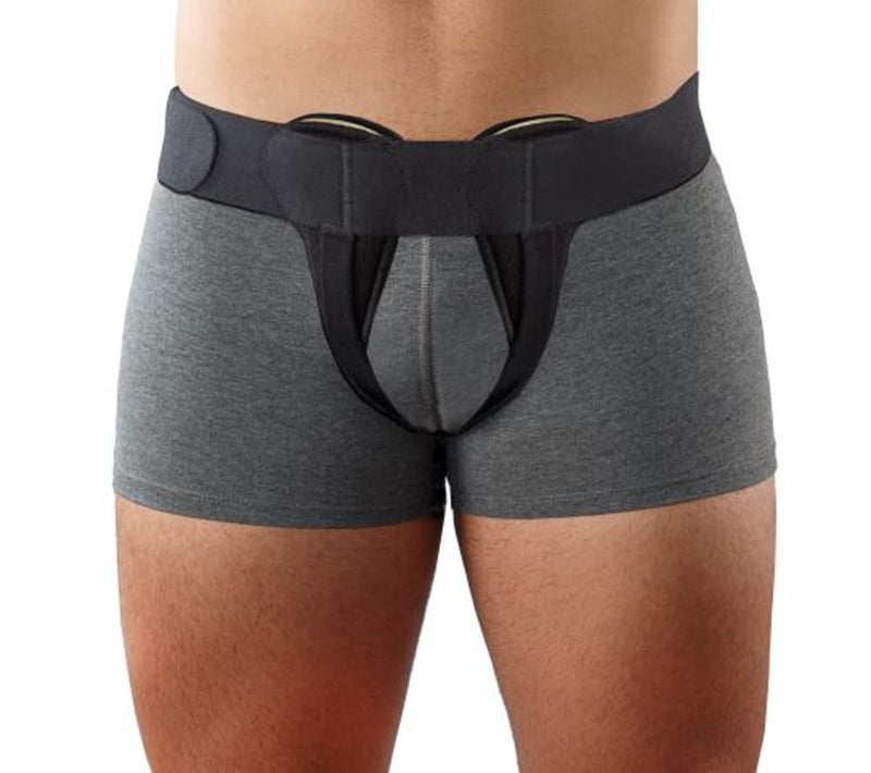 [Australia] - Movibrace Inguinal Groin Hernia Belt | Left, Right or Double (Right, X-Large), Black 